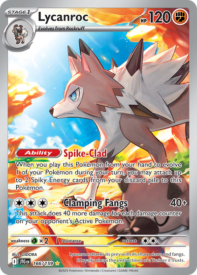 Lycanroc 166 Illustration Rare