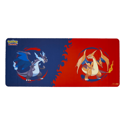 Ultra Pro Pokémon Mega Charizard X and Mega Charizard Y 6ft Table Playmat