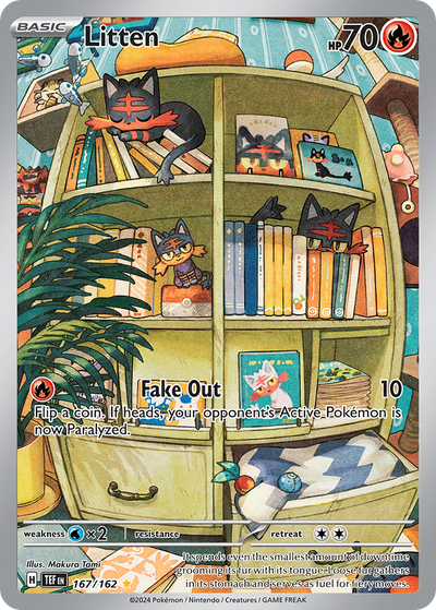 Litten 167 Illustration Rare