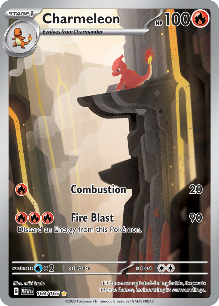 Charmeleon 169 Illustration Rare