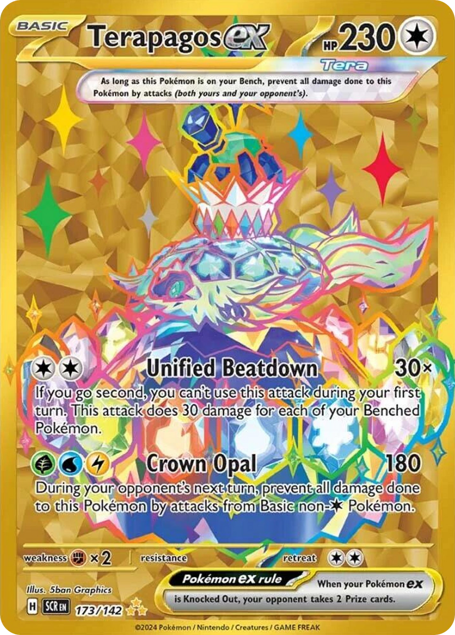 Terapagos ex 173 Hyper Rare