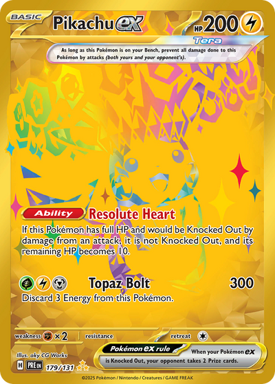 Pikachu ex 179 Hyper Rare