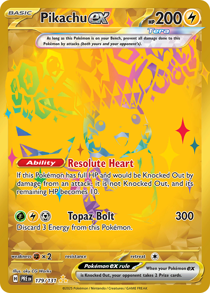 Pikachu ex 179 Hyper Rare