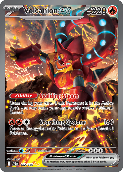 Volcanion ex 182 Special Illustration Rare