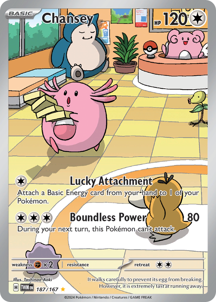 Chansey 187 Illustration Rare