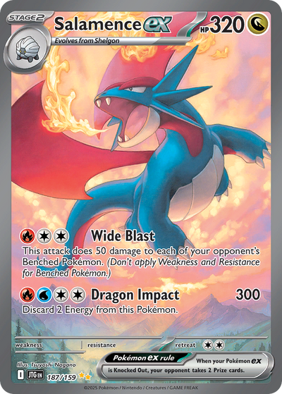 Salamence ex 187 Special Illustration Rare