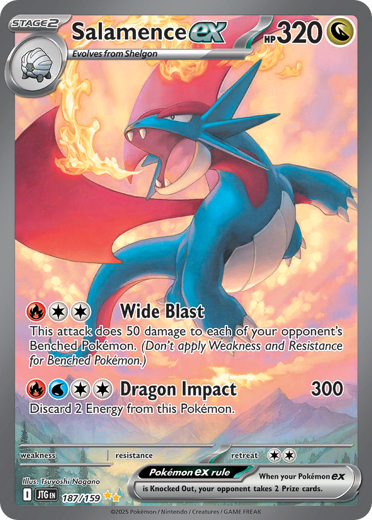 Salamence ex 187 Special Illustration Rare