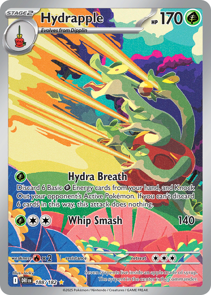 Hydrapple 188 Illustration Rare