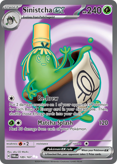 Sinistcha ex 189 Ultra Rare