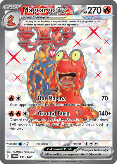 Magcargo ex 191 Ultra Rare