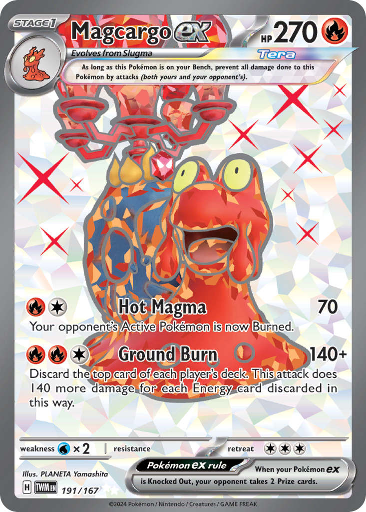 Magcargo ex 191 Ultra Rare