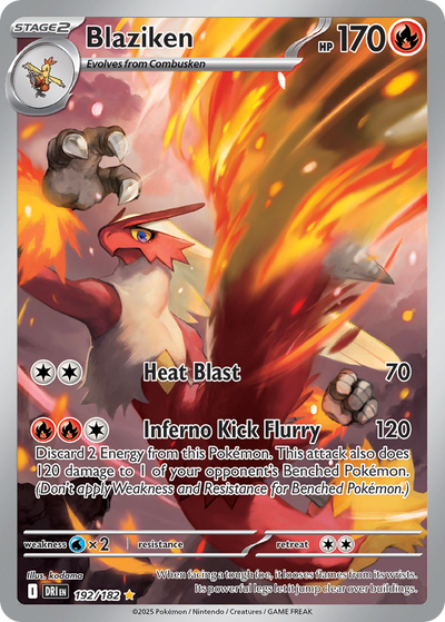 Blaziken 192 Illustration Rare