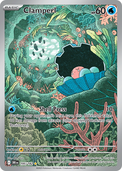 Clamperl 195 Illustration Rare