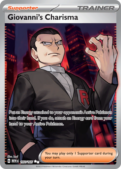 Giovanni's Charisma 197 Ultra Rare