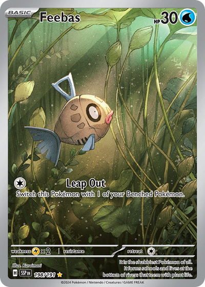 Feebas 198 Illustration Rare