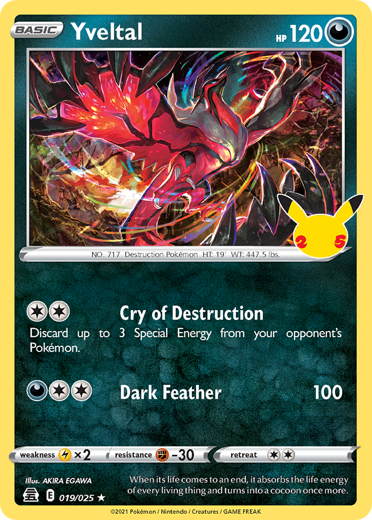 Yveltal 19 Rare
