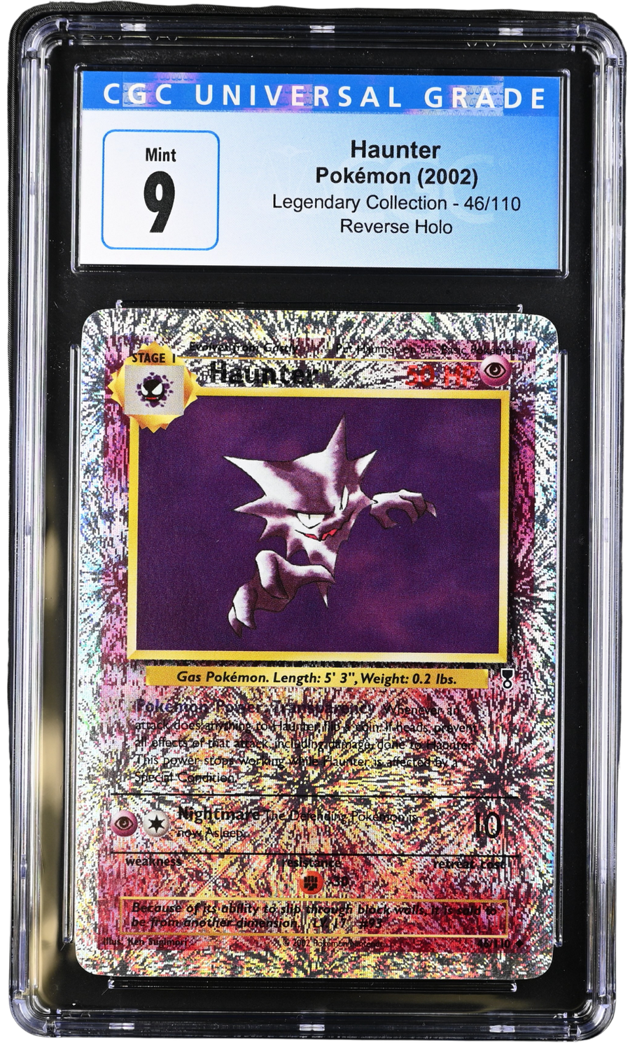 CGC 9 Haunter 46 Firework Holo