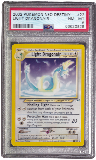 PSA 8 Light Dragonair 22 Rare