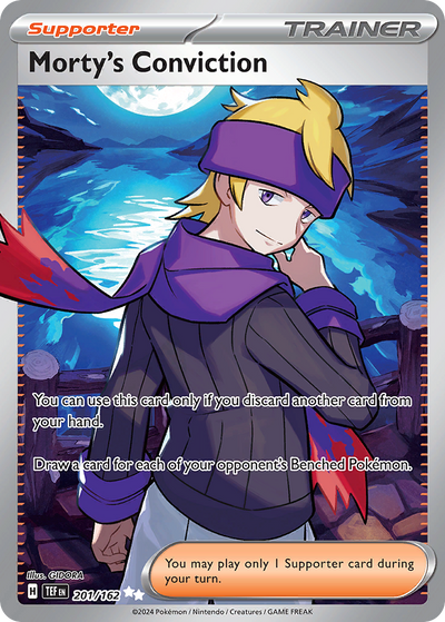 Morty's Conviction 201 Ultra Rare
