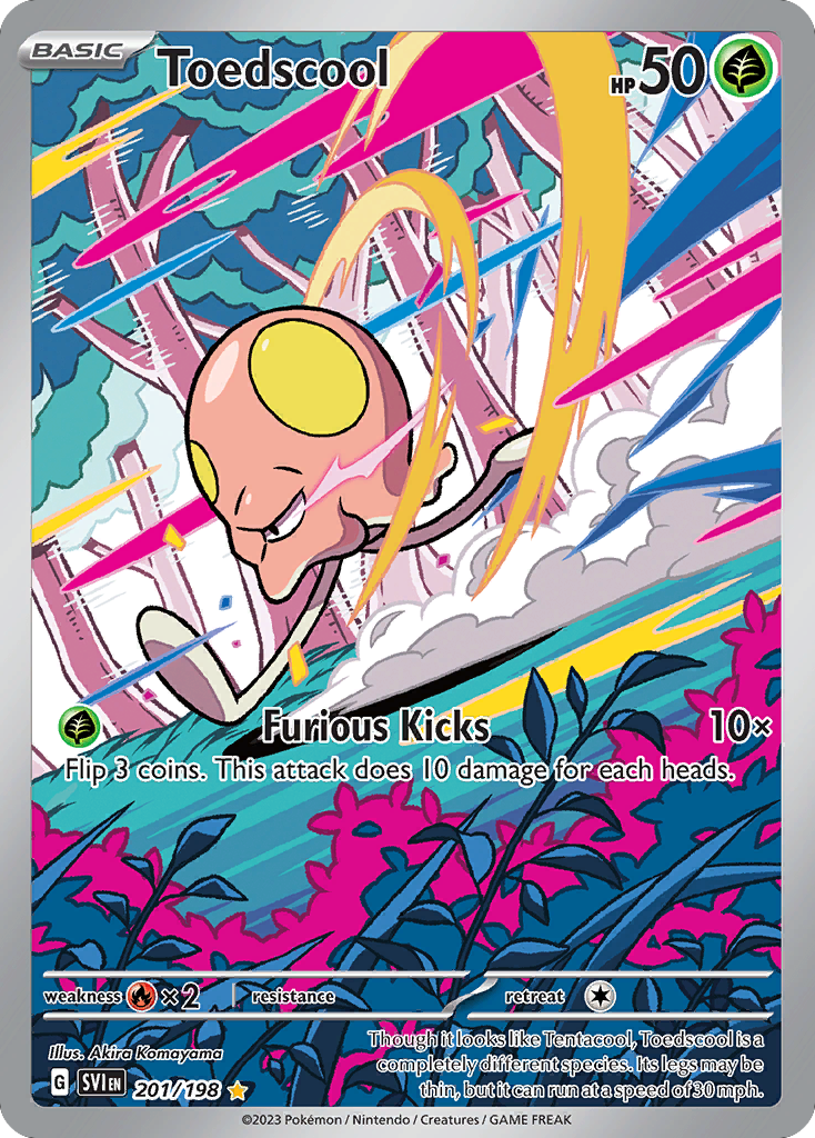 Toedscool 201 Illustration Rare