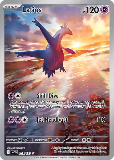Latios 203 Illustration Rare