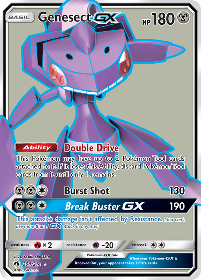 Genesect-GX 204 Rare Ultra
