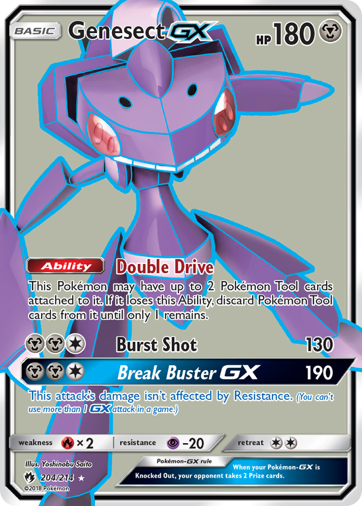 Genesect-GX 204 Rare Ultra