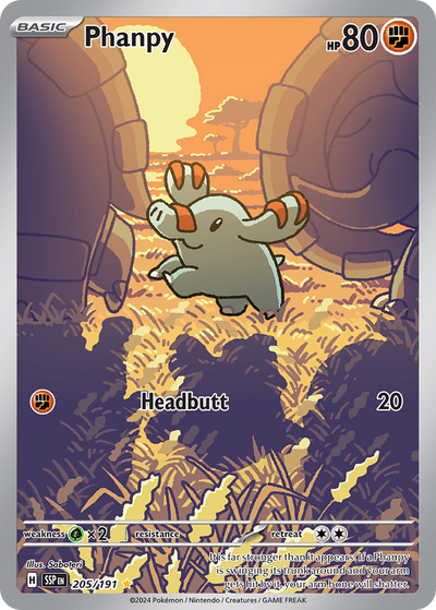 Phanpy 205 Illustration Rare
