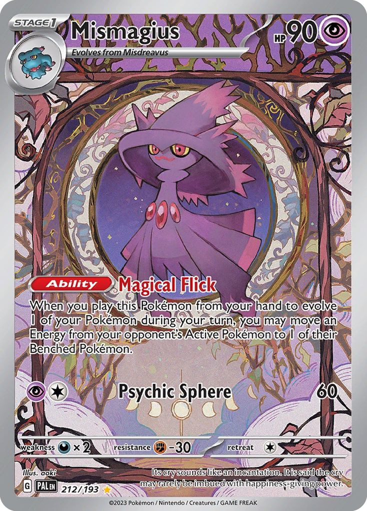 Mismagius 212 Illustration Rare