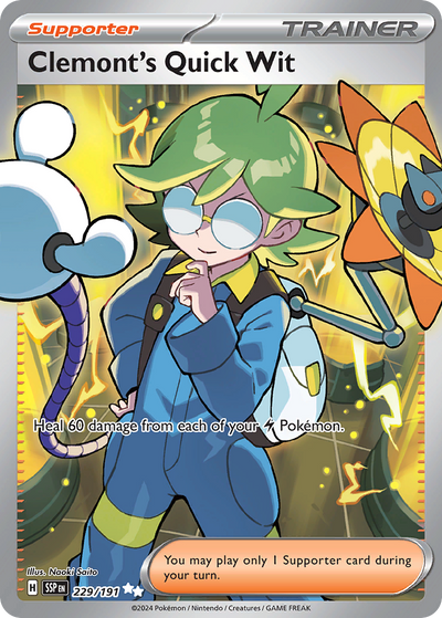 Clemont's Quick Wit 229 Ultra Rare