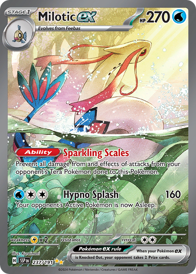 Milotic ex 237 Special Illustration Rare