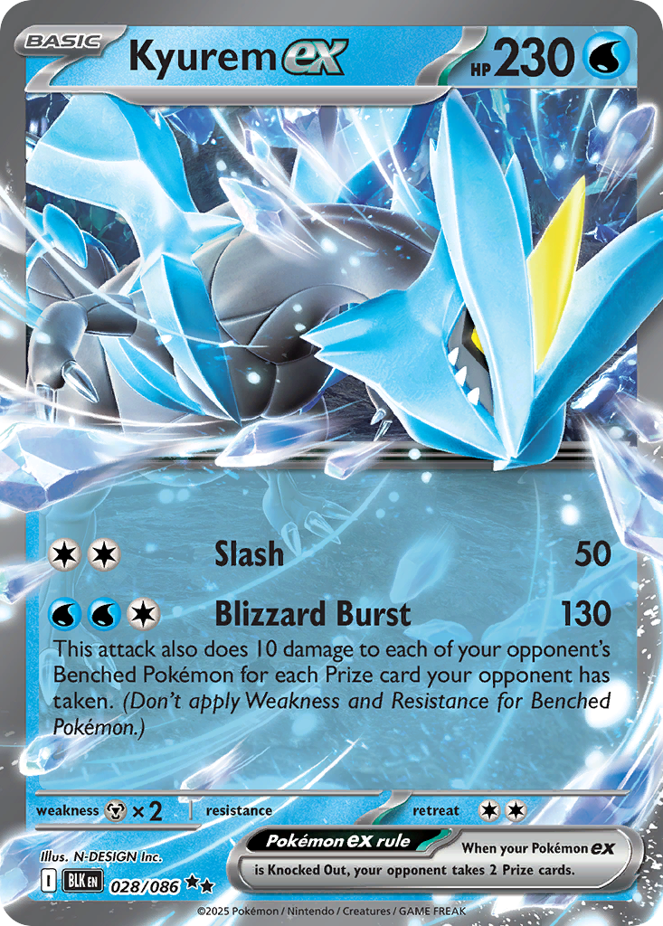 Kyurem ex 28 Double Rare