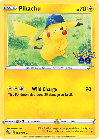Pikachu 28 Holo