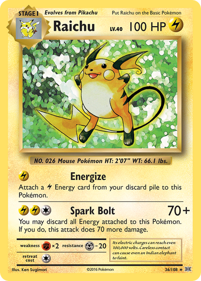 Raichu 36 Holo