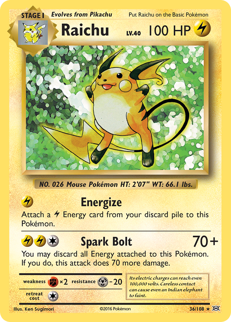 Raichu 36 — Evolutions