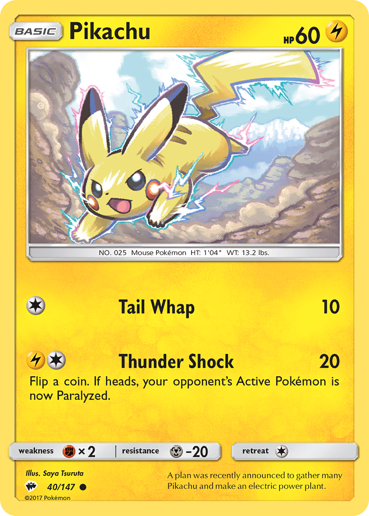 Pikachu 40 — Burning Shadows