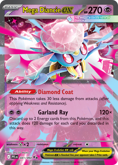 Mega Diancie ex 41 Double Rare