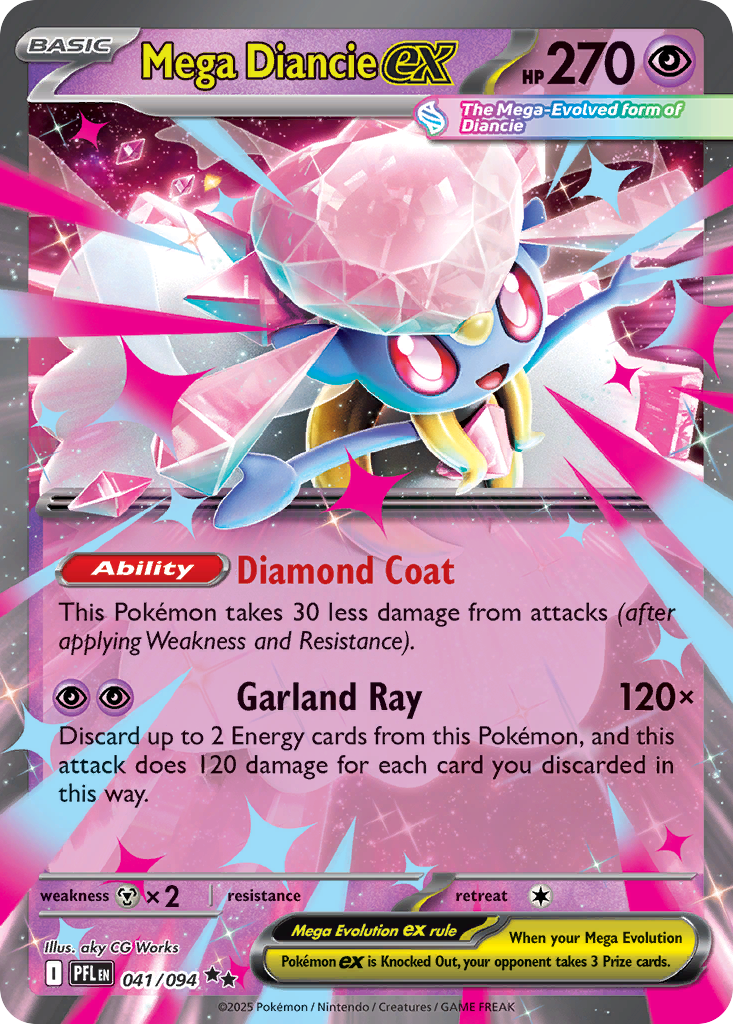 Mega Diancie ex 41 Double Rare