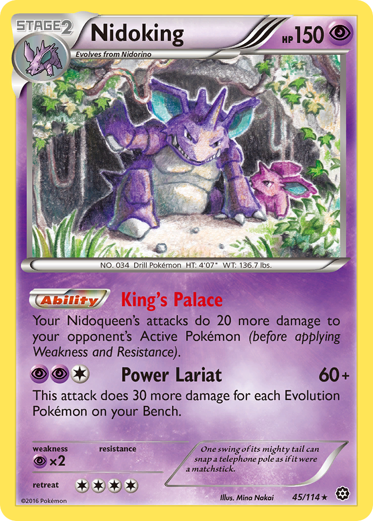Nidoking 45 Rare