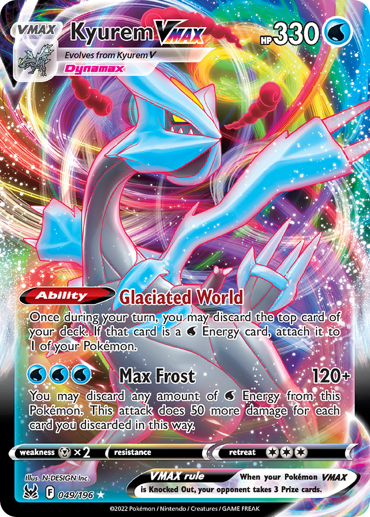 Kyurem VMAX 49 Rare Holo VMAX