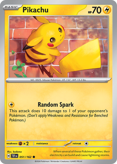 Pikachu 51 Common
