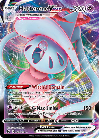 Hatterene VMAX 66 Rare Holo VMAX