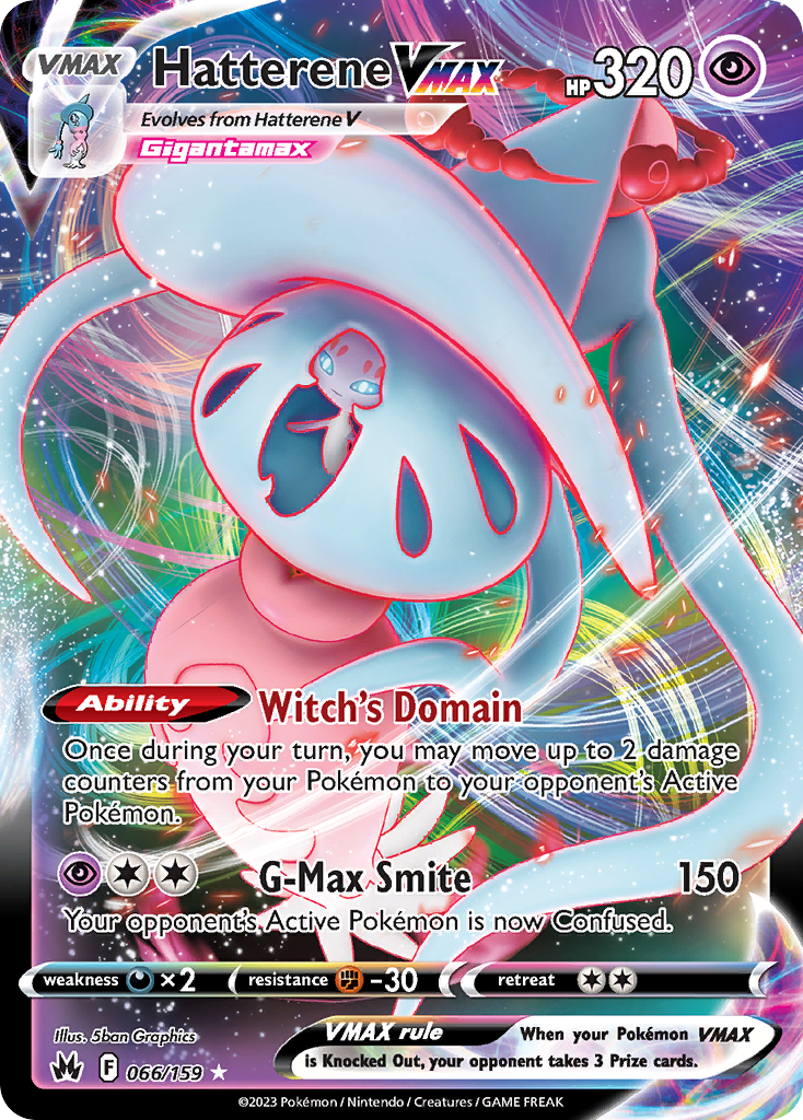 Hatterene VMAX 66 Rare Holo VMAX
