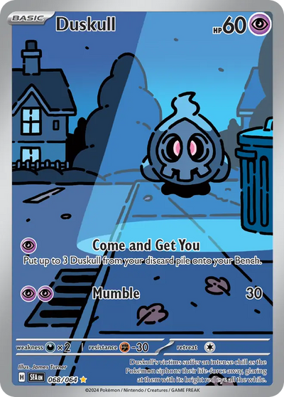 Duskull 68 Illustration Rare