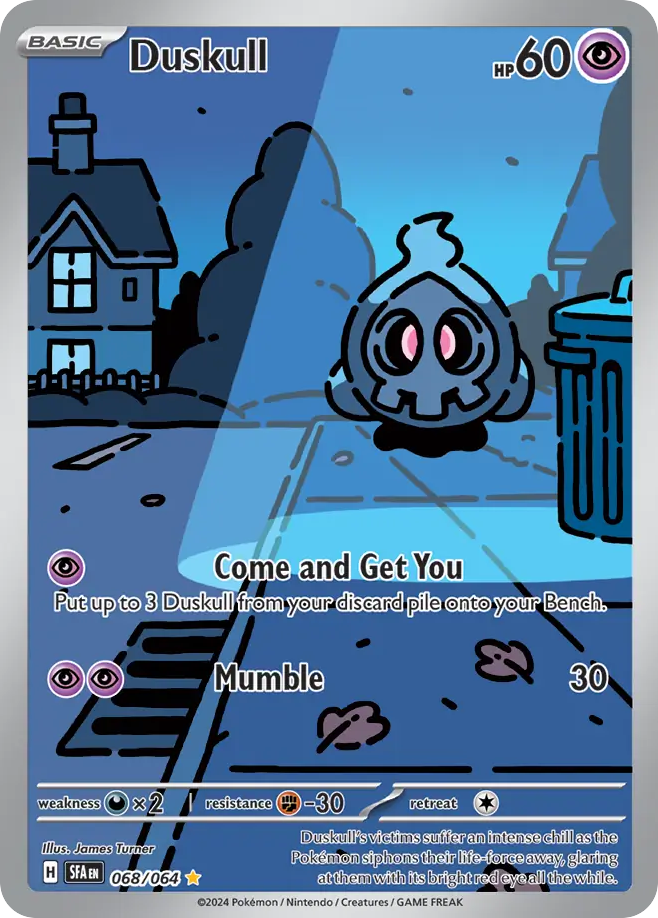 Duskull 68 Illustration Rare