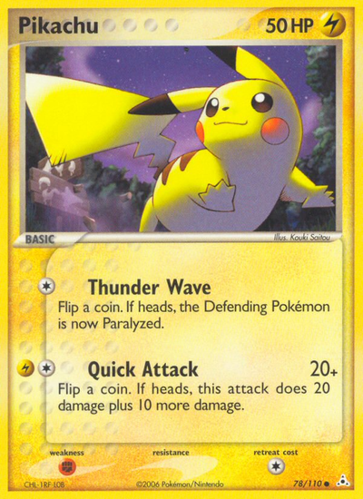 Pikachu 78 Common