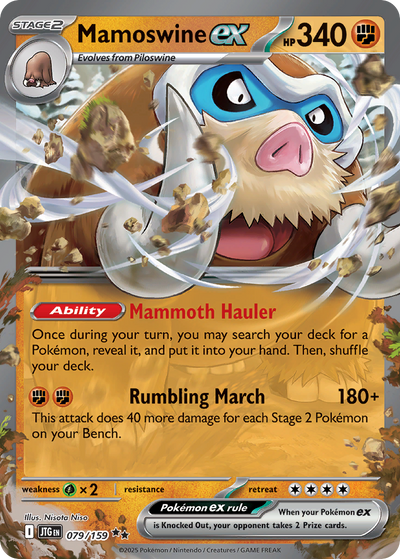 Mamoswine ex 79 Double Rare