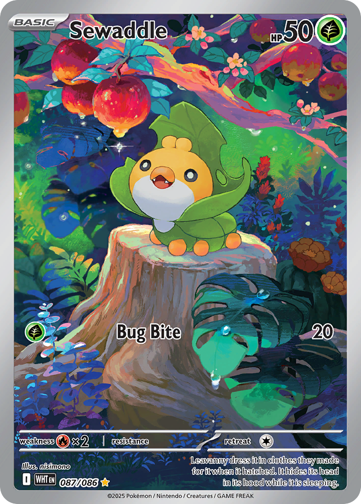Sewaddle 87 Illustration Rare