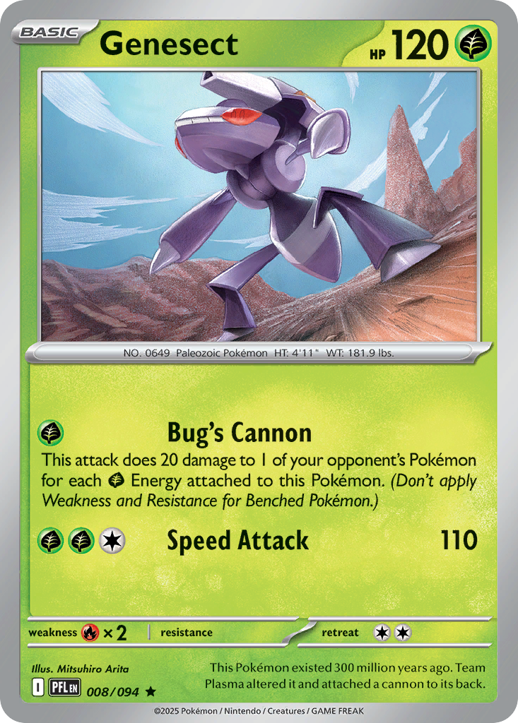 Genesect 8 Rare