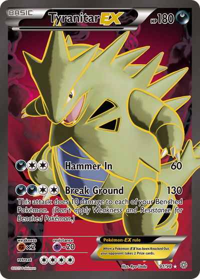 Tyranitar-EX 91 Rare Ultra